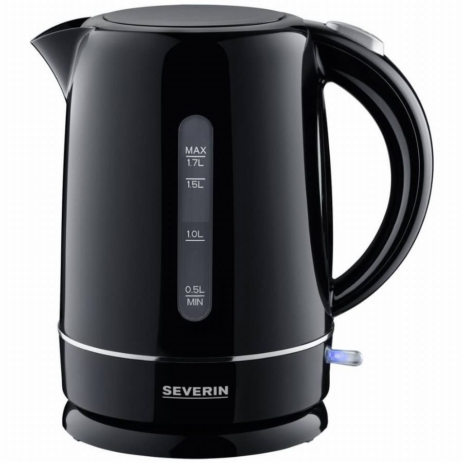 Severin 4322 Waterkoker Snoerloos, Oververhittingsbeveiliging Aantal/Volume: 1.7 l Zwart