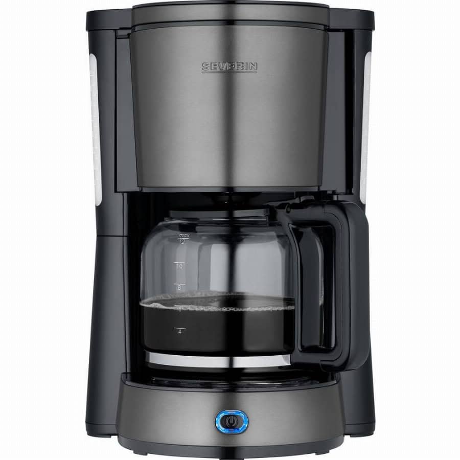 Severin 9340 Koffiezetapparaat Zwart, RVS Uitneembare zetmodule