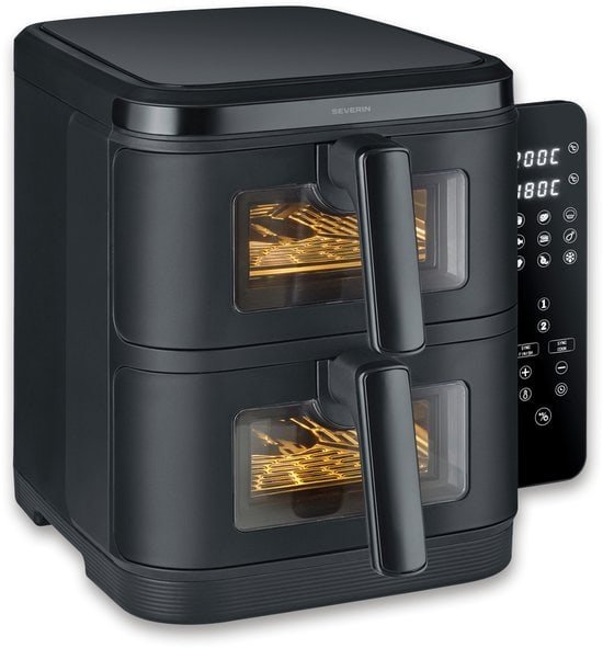 SEVERIN – FR 2468 – Hetelucht friteuse – 11 L – Duo Stack – Touch