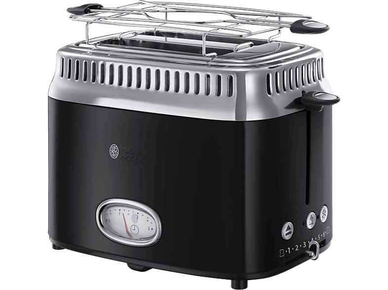 Russell Hobbs 21681-56 Retro Classic Noir Broodrooster – Zwart