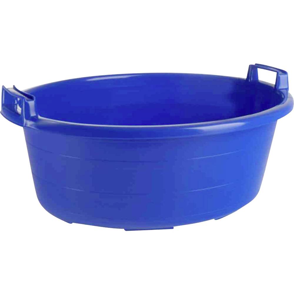 Bak ovaal 75 cm/60 L blauw staande handgrepen