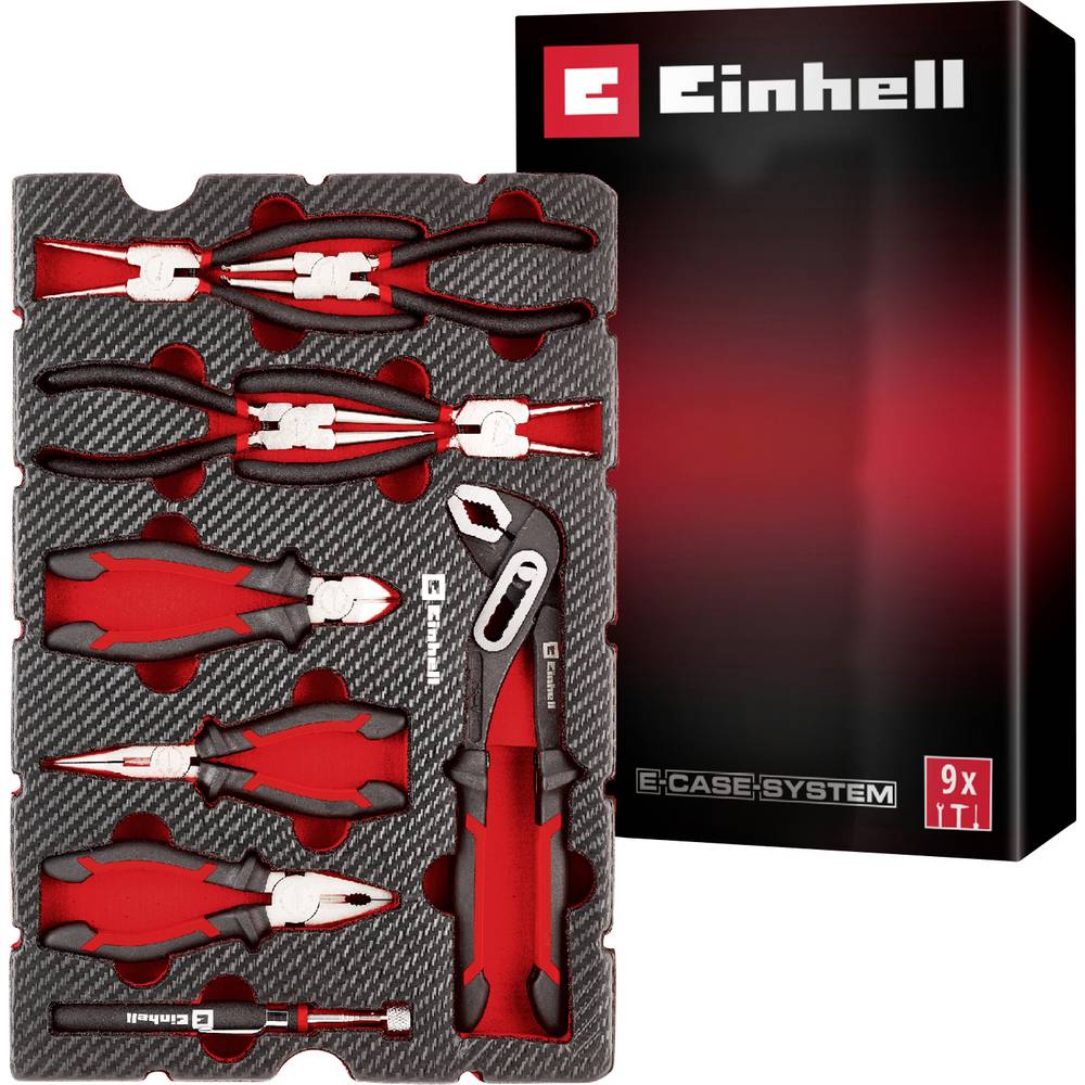 Einhell Zangen-Set 9-tlg.Einleger Pad Inlegstuk