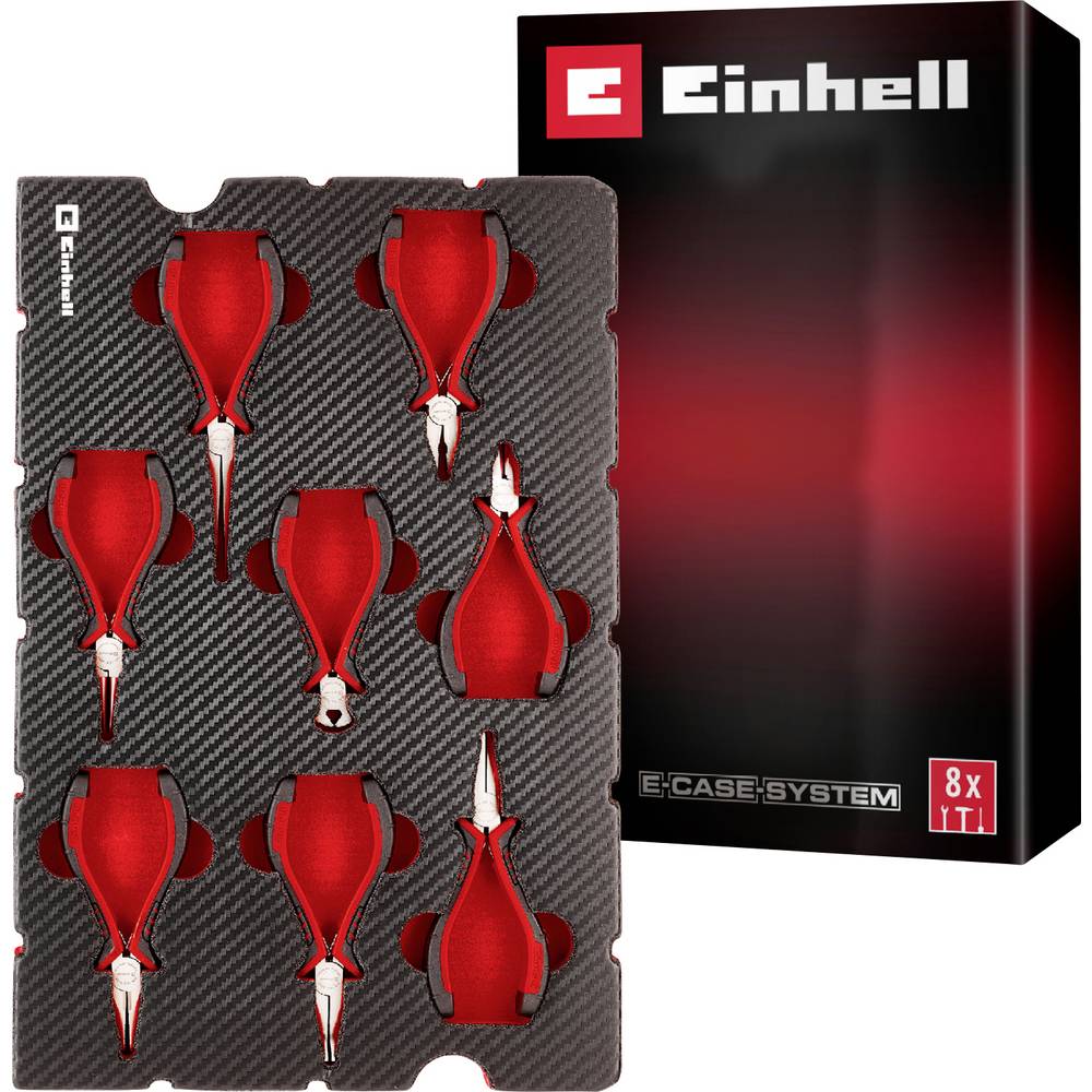 Einhell Elektronik Zangen-Set 8-tlg. Einleger Pad Inlegstuk