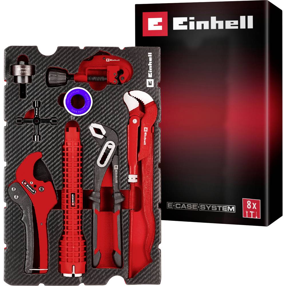 Einhell Klempner-Set 8-tlg. Einleger Pad Inlegstuk 8-delig