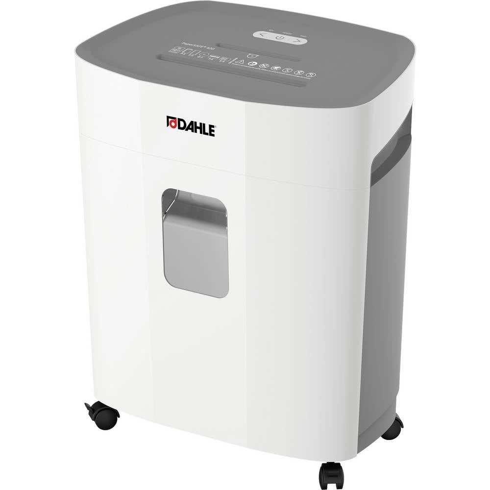 Dahle PaperSAFE® 420 Papierversnipperaar 10 vellen Cross cut 2 x 15 mm P-5 25 l Ook geschikt voor Nietjes, Creditcards, CDs, DVDs