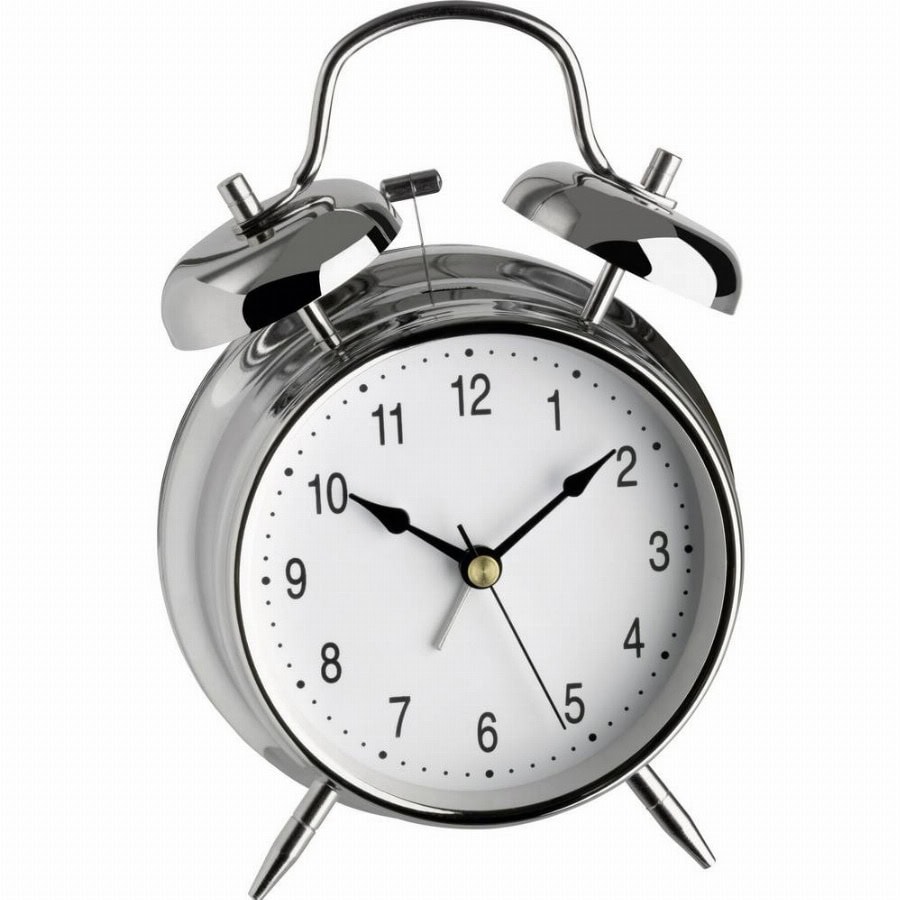 TFA Dostmann 98.1043 Wekker Kwarts Zilver Alarmtijden 1