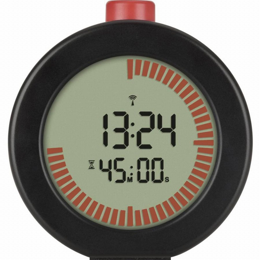 TFA Dostmann 60.2569.01 Wekker Zendergestuurd Zwart, Rood Alarmtijden 1 1 timertijd, Groot display