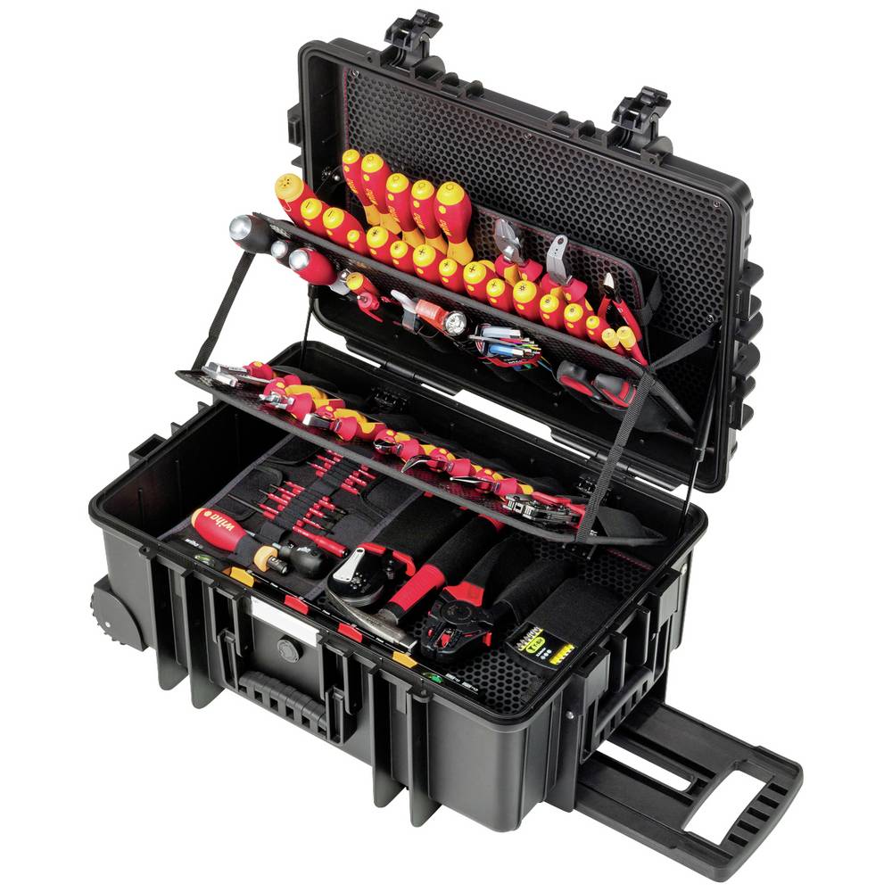 Wiha Gereedschapskoffer (gevuld) 113-delig Electricien, Handwerker, Leerling, Professioneel, VDE (l x b x h) 625 x 440 x 280 mm