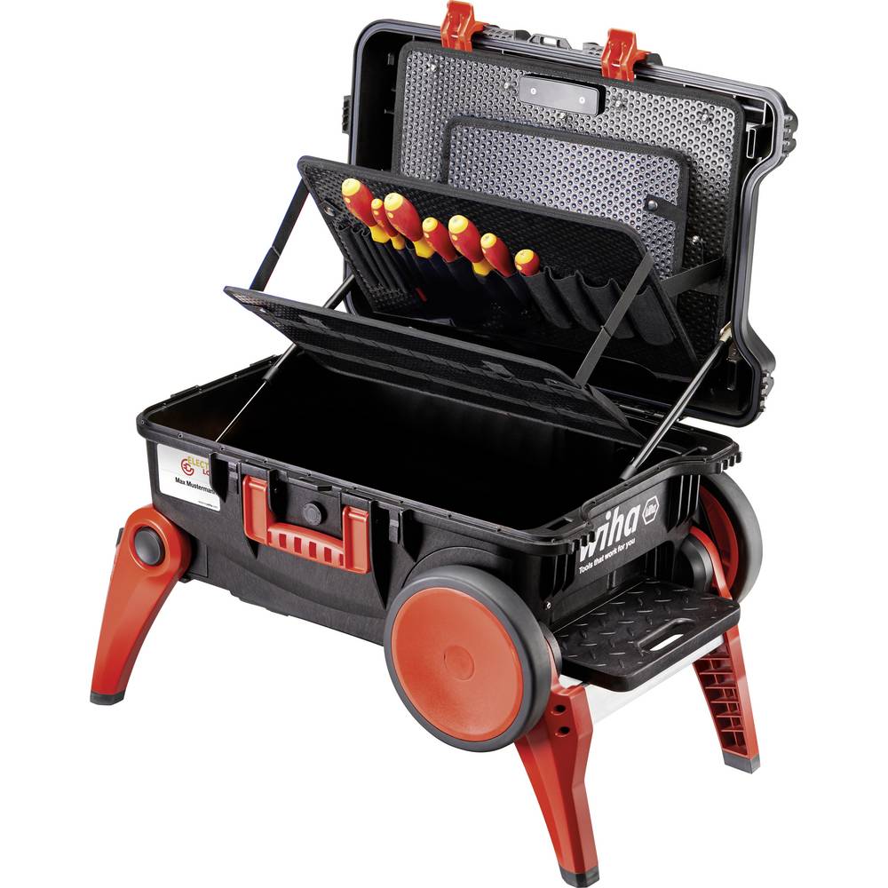 Wiha Wiha III - Hartschalentasche XXL size für Werkzeuge Gereedschapskoffer (leeg) 1 stuks Electricien, Handwerker, Professioneel, VDE (l x b x h) 680 x 336 x