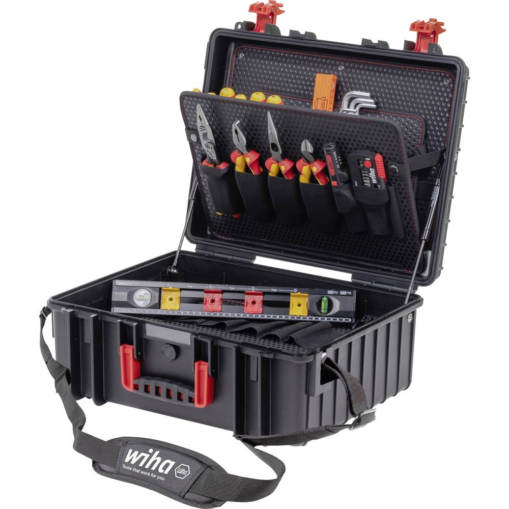 Wiha XL 2 Gereedschapskoffer (gevuld) 41-delig Electricien, Handwerker, Leerling, Professioneel, VDE