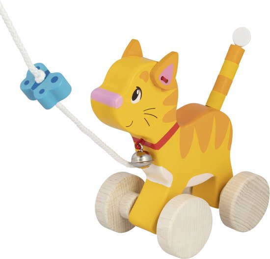 Houten kat van Goki 1