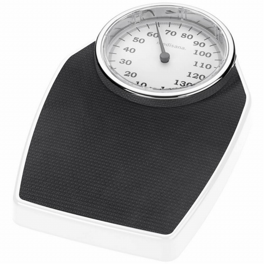 Medisana PSD 40461 Personenweegschaal Analoog Weegbereik (max.): 150 kg Zwart, Wit