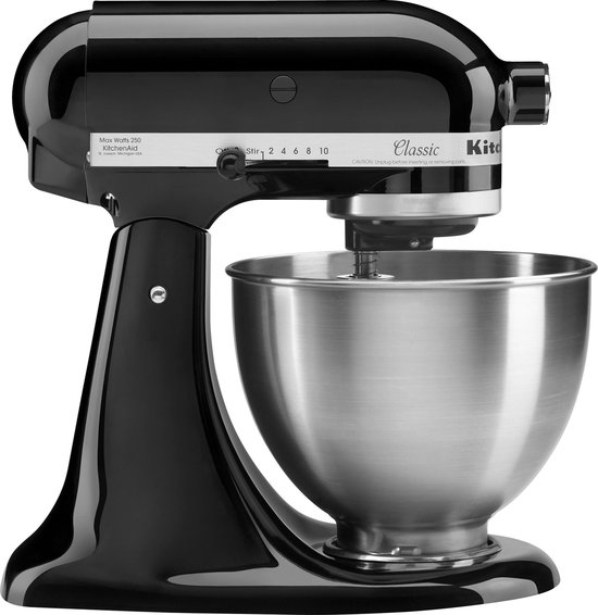 KitchenAid 5K45SSEOB Classic - Keukenrobot - Zwart
