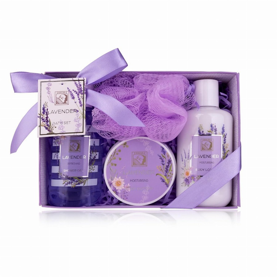 Accentra Doucheset voor Vrouwen Geschenkset Lavendel in Mooie Geschenkdoos 1