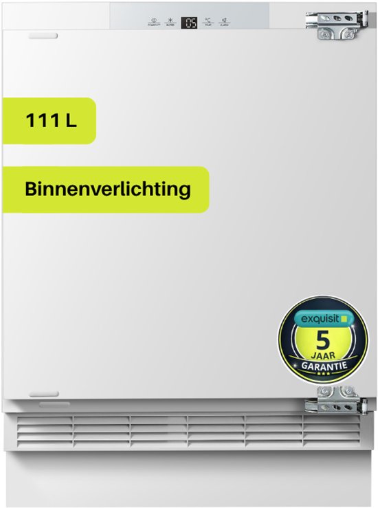 Exquisit UKS130-4-FE-010E - Inbouw koelkast - 111 Liter - Deur op Deur systeem
