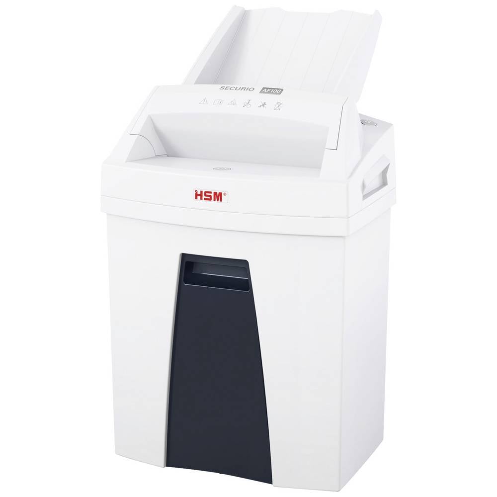 HSM Securio AF100 Papierversnipperaar 7 vellen Cross cut 4 x 25 mm P-4 25 l Ook geschikt voor Paperclips, Nietjes, Creditcards, Versnippert alleen papier bij