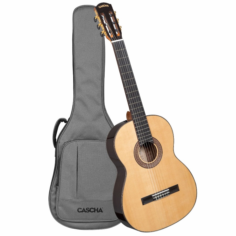 Cascha CGC310 Performer Series klassieke gitaar massief spar bovenblad