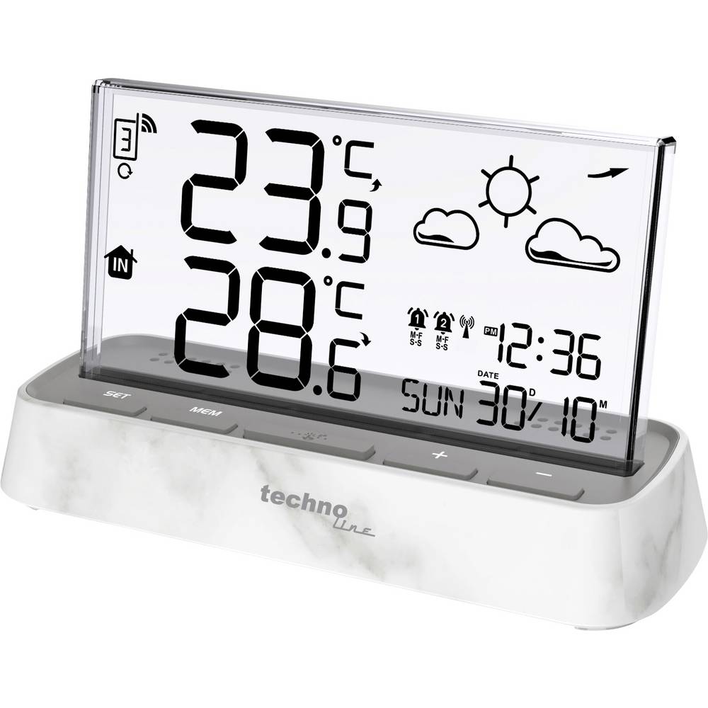 Techno Line WS6782 Draadloze thermometer Aantal sensoren max.: 3 stuk(s)