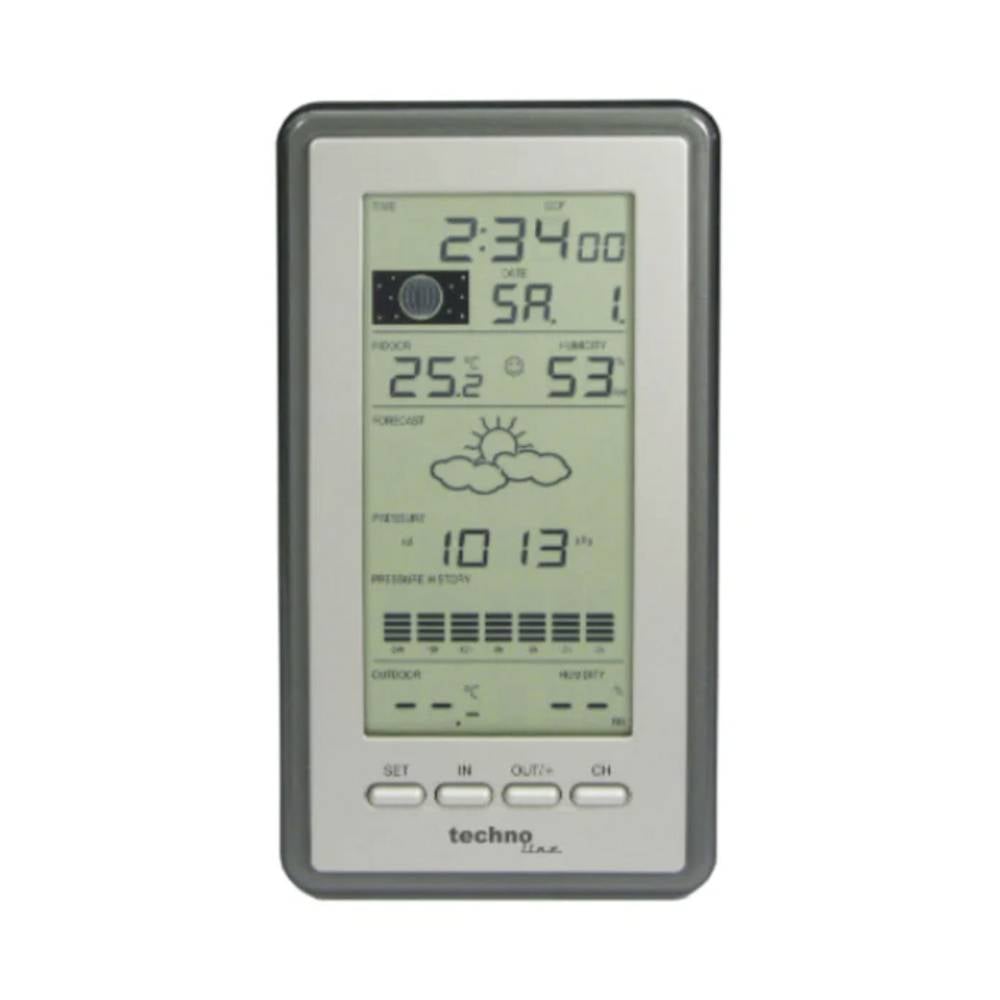 Techno Line WS 9040 Draadloos weerstation Aantal sensoren max.: 3