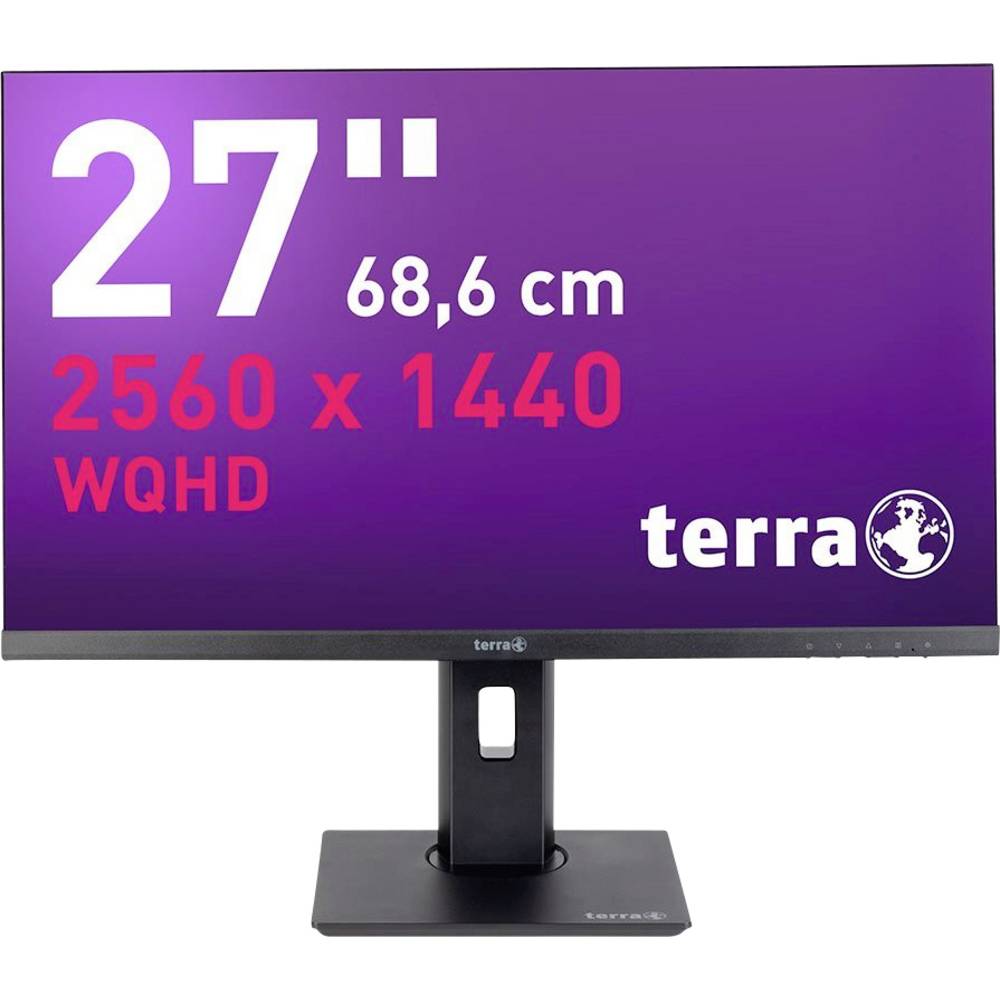 Terra 2772W LCD-monitor Energielabel D (A - G) 68.6 cm (27 inch) 2560 x 1440 Pixel 16:9 5 ms HDMI, DisplayPort, USB-C, Hoofdtelefoonaansluiting IPS LCD