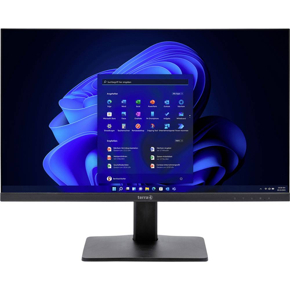 Terra 2748W LCD-monitor Energielabel E (A - G) 68.6 cm (27 inch) 1920 x 1080 Pixel 16:9 5 ms HDMI, DisplayPort, USB-C, Hoofdtelefoonaansluiting IPS LCD