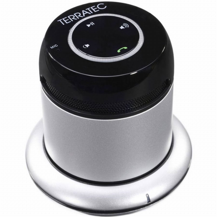 Terratec CONCERT mobile Bluetooth luidspreker Zilver