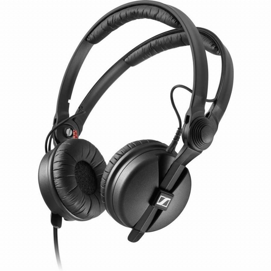 Sennheiser HD 25 DJ On Ear koptelefoon Kabel Zwart Zwenkbare oorschelpen