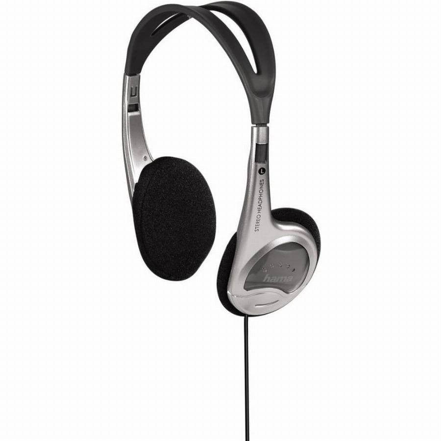 Hama On Ear koptelefoon Kabel Stereo Zilver