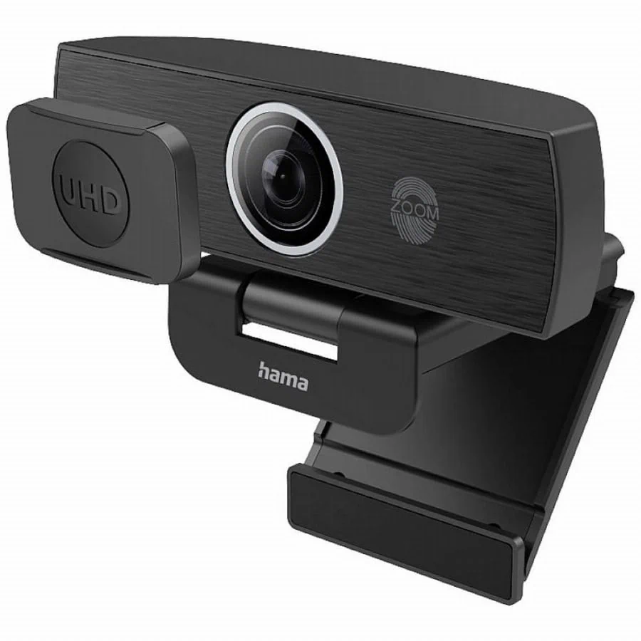 Hama 4K-webcam 3840 x 2160 Pixel Klemhouder