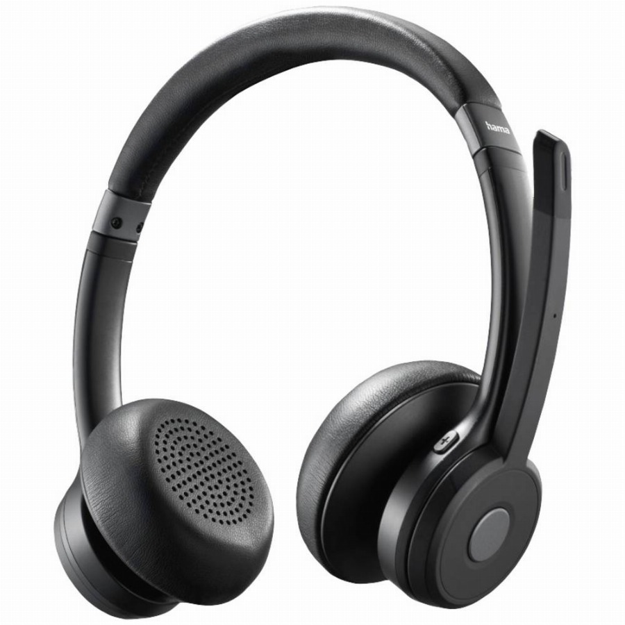 Hama BT700 On Ear headset Bluetooth Stereo Zwart Headset, Volumeregeling Computer