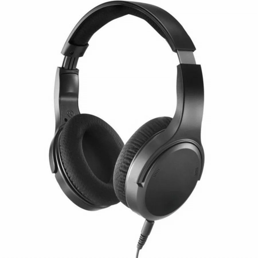 Hama HAMA - Fernseh-Kopfhörer Over-Ear langes Kabel - Kopfhörer - 20 KHz Over Ear koptelefoon Kabel Zwart Volumeregeling Televisie