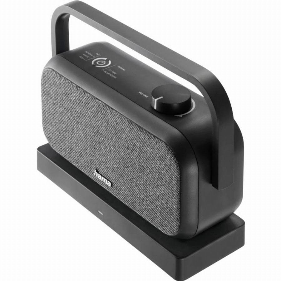 Hama TV-luidspreker AUX, USB Zwart, Grijs