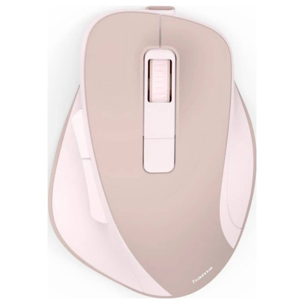 Hama WM-500 Muis Draadloos Optisch Pink 6 Toetsen 1600 dpi Ergonomisch