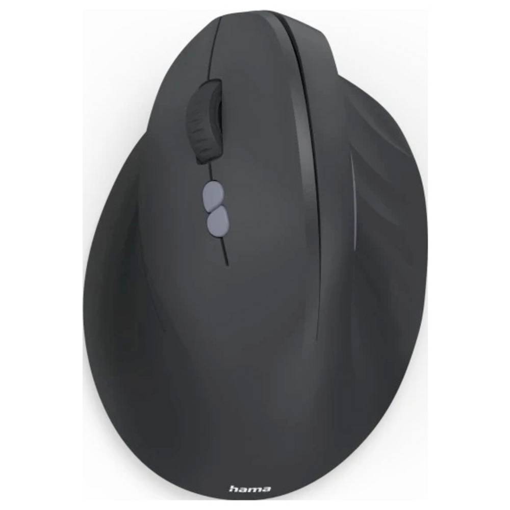 Hama EWM-600L Muis Draadloos Optisch Zwart 8 Toetsen 1800 dpi Ergonomisch