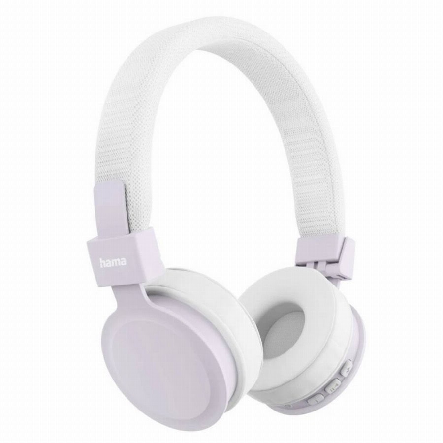 Hama Freedom Lit III On Ear koptelefoon Bluetooth Lila, Wit Headset