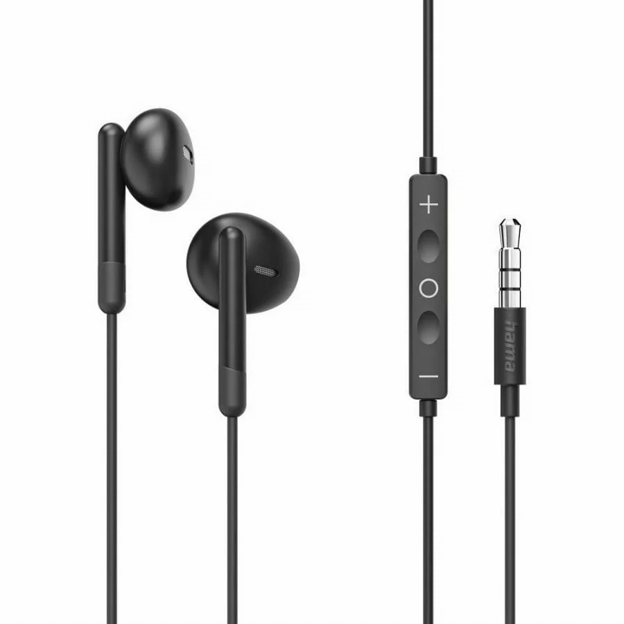 Hama Noble In Ear oordopjes Kabel Stereo Zwart Headset Mobiele telefoon