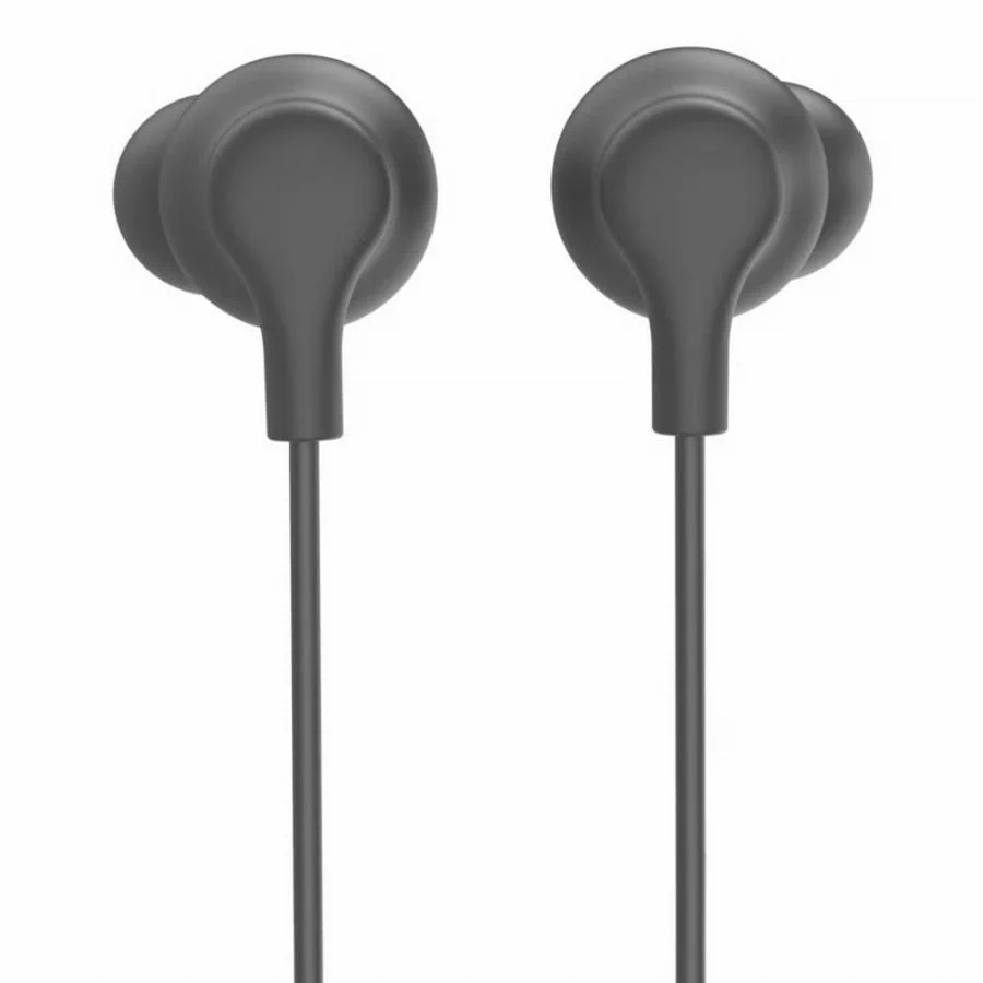 Hama Curly In Ear oordopjes Kabel Zwart Volumeregeling Telefoon