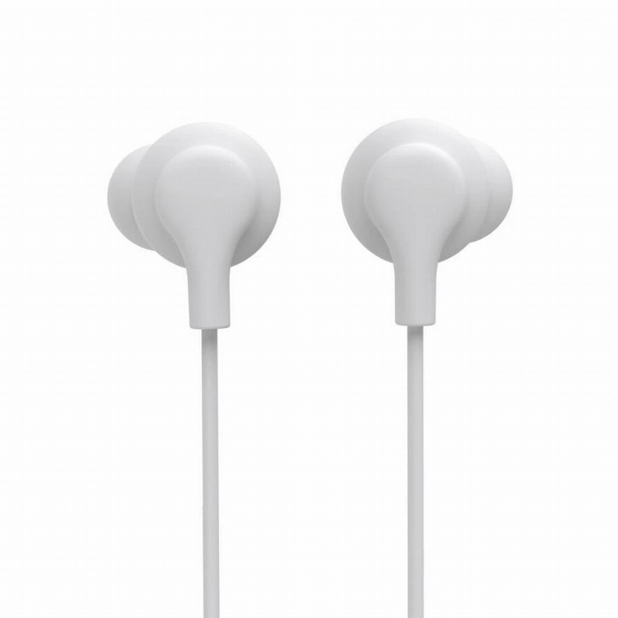 Hama Curly In Ear oordopjes Kabel Wit Volumeregeling Telefoon