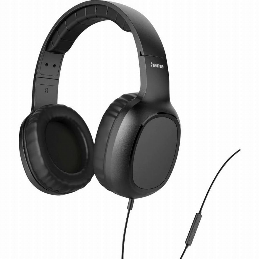 Hama Fun II Over Ear koptelefoon Kabel Zwart