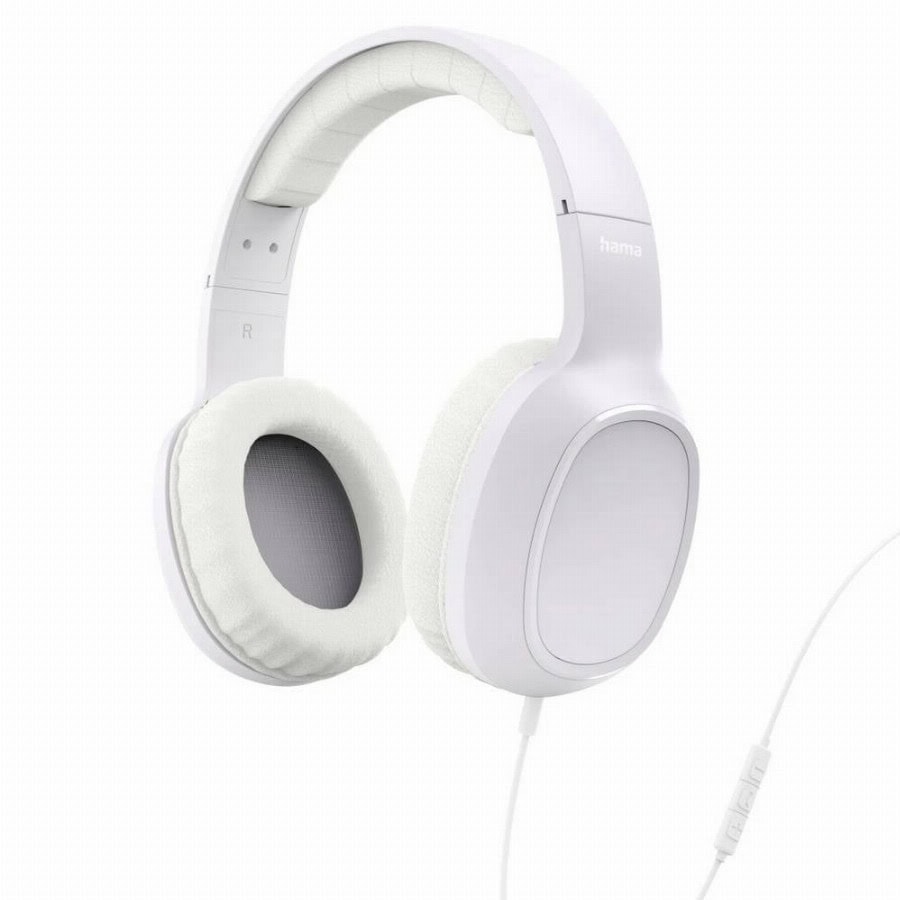 Hama Fun C On Ear koptelefoon Kabel Stereo Wit Headset Telefoon