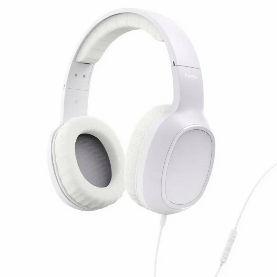 Hama Fun C On Ear koptelefoon Kabel Stereo Wit Headset Telefoon