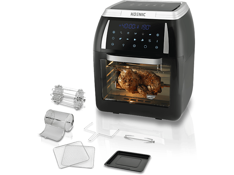 Koenic Kaf 121821 – Compacte Oven Zwart 12 Kg 1800 W