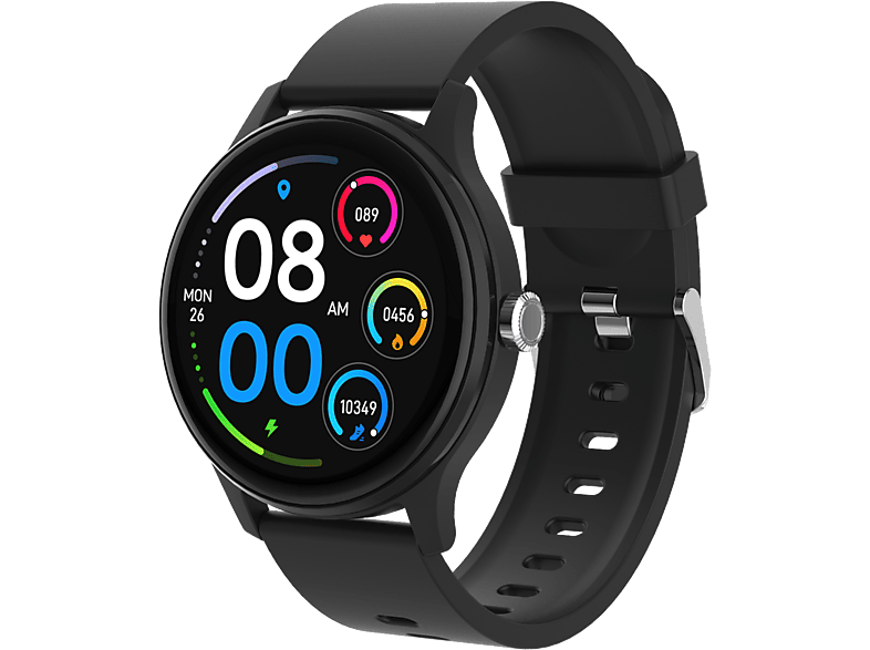 Peaq Smartwatch Zwart (psw 100-bk)
