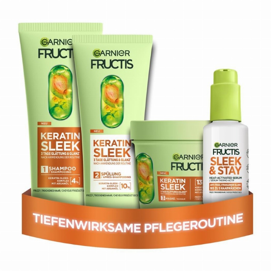 Garnier Fructis Keratin Sleek Verzorgingsset 1