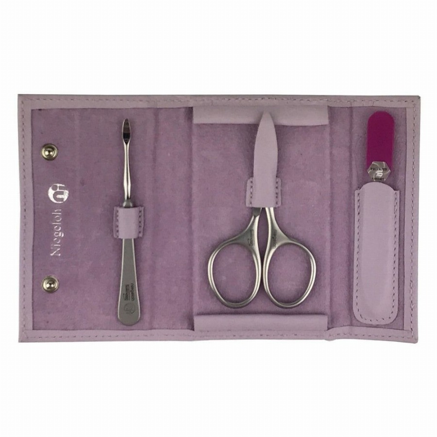 Niegeloh Etui model Babymanicureset 3-dlg. roze Solingen 1
