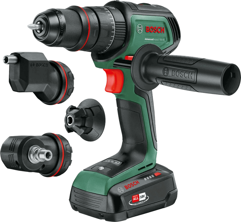 Bosch Home and Garden AdvancedImpact 18V-80 QuickSnap -Akku-Schlagbohrmaschine (06039E2100)