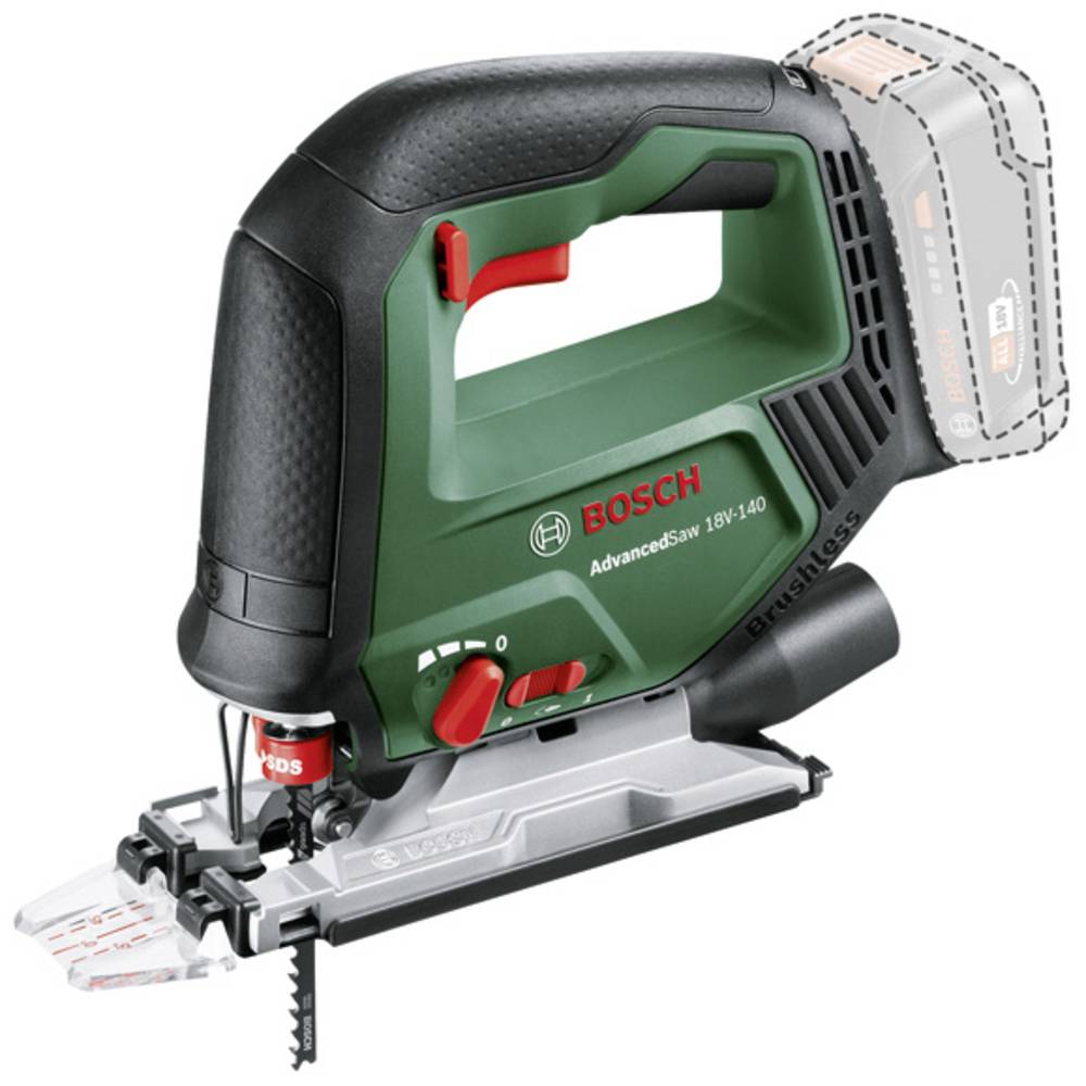 Bosch Home and Garden AdvancedSaw 18V-140 0603013000 Accu-decoupeerzaag Brushless 18 V