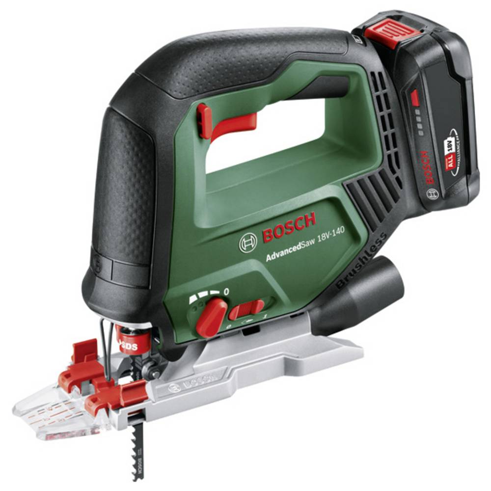 Bosch Home and Garden AdvancedSaw 18V-140 0603013003 Accu-decoupeerzaag Incl. accu 18.0 V 2.0 Ah Aantal meegeleverde accus: 1