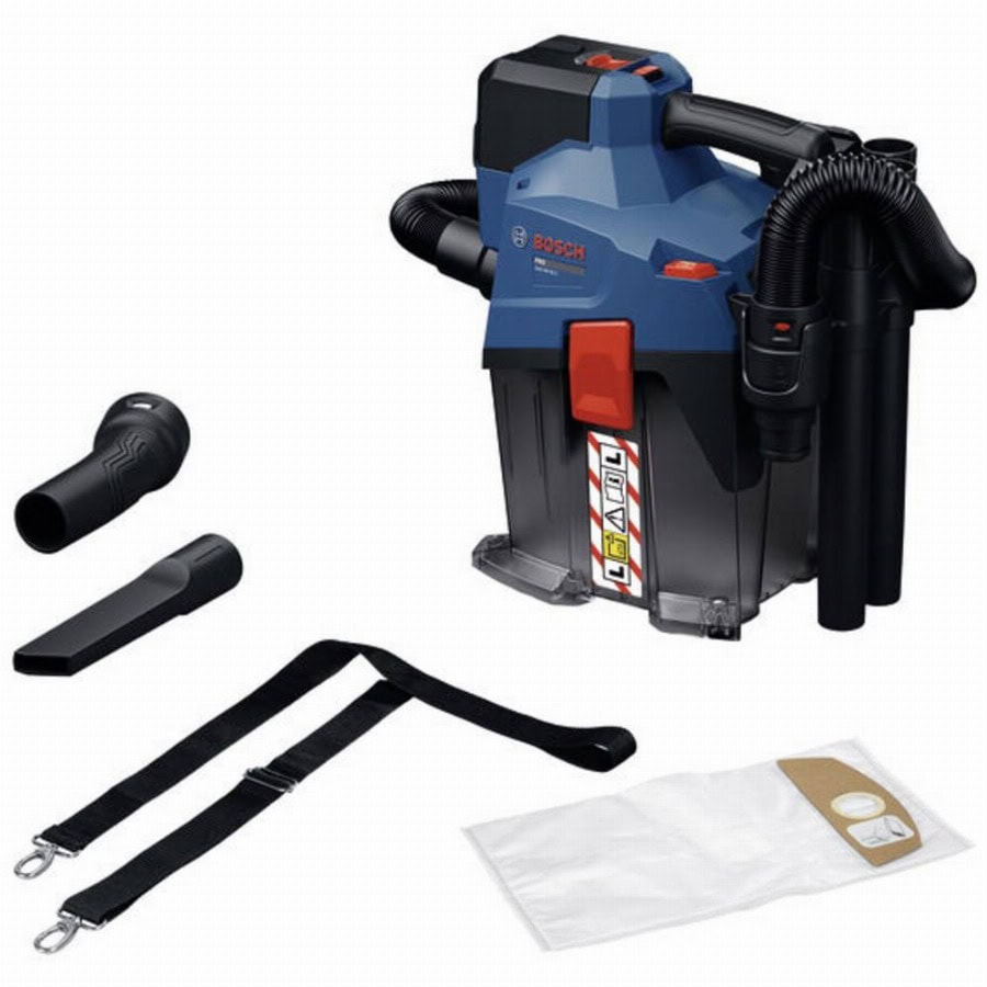 Bosch Professional GAS18V-6LS Accu-handstofzuiger Zonder accu, Gereedschapsadapter