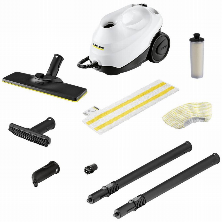 Kärcher Home & Garden SC 3 EasyFix Stoomreiniger 1.513-650.0 1900 W Wit, Zwart